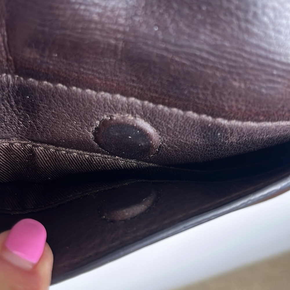 FRYE Clara Leather Crossbody Saddle bag - Picture 7 of 13